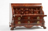 AN EMPIRE MINIATURE MAHOGANY B