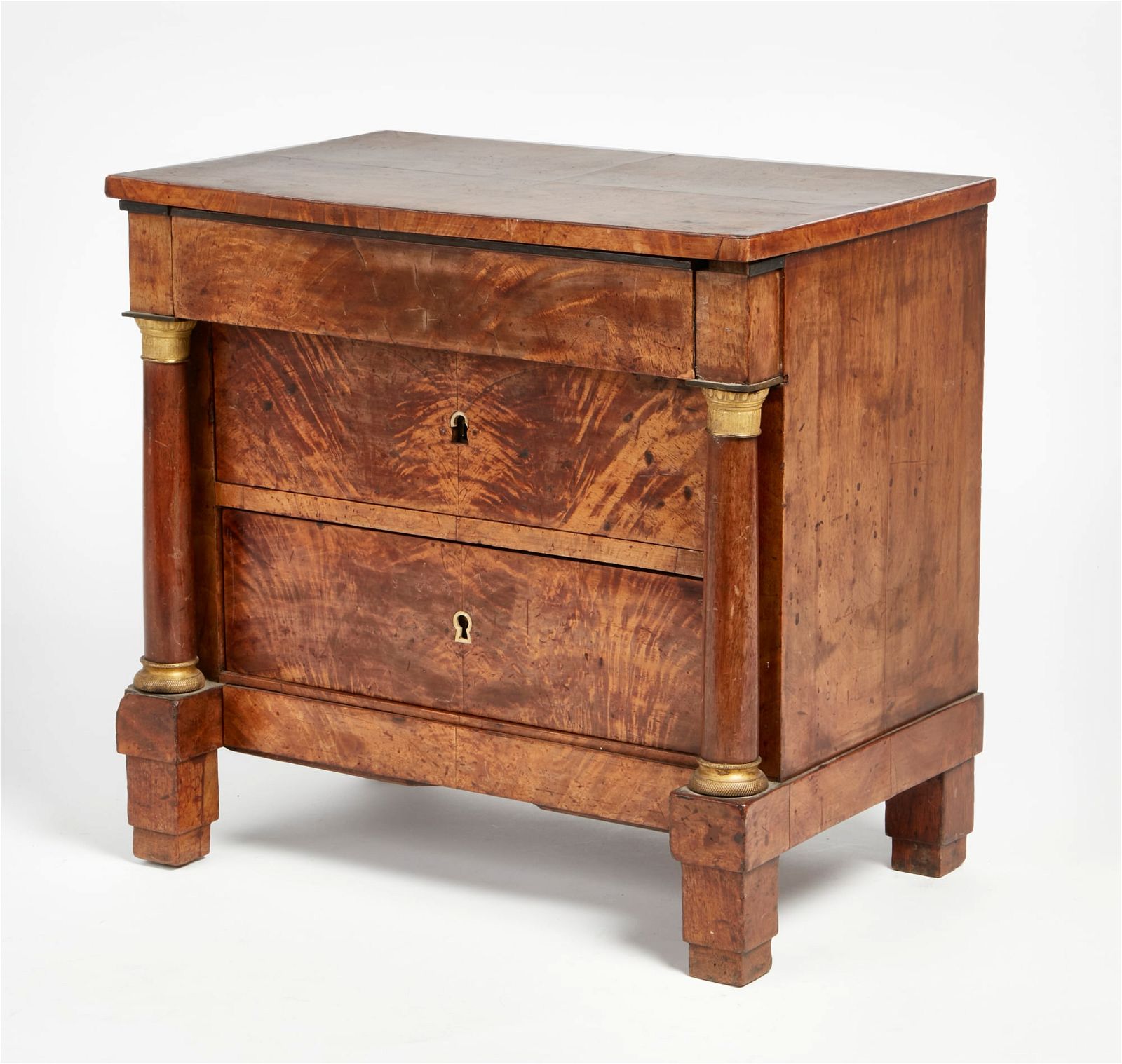 AN EMPIRE MINIATURE MAHOGANY