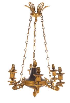 An Empire ormolu and bronze