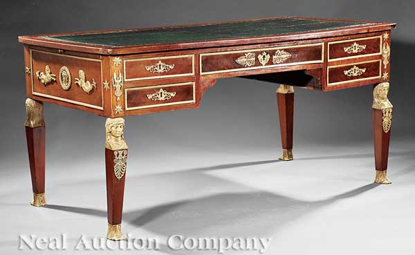 An Empire Ormolu Mounted Mahogany