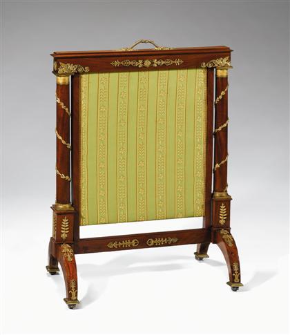 An Empire ormolu mounted mahogany