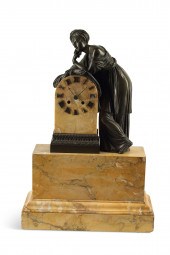 AN EMPIRE SIENNA MARBLE MARBLE