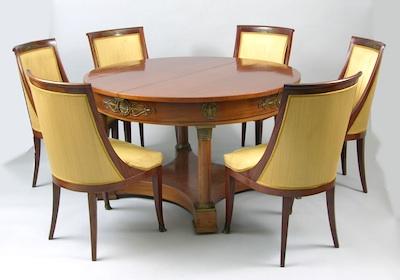 An Empire Style Dining Table and