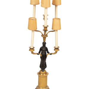 An Empire Style Gilt and