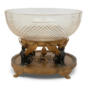 An Empire Style Gilt and