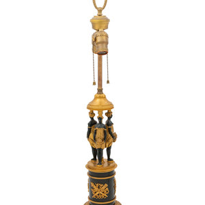 An Empire Style Gilt and