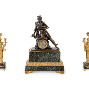 An Empire Style Gilt and