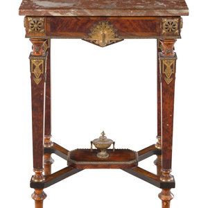 An Empire Style Gilt Bronze Mounted