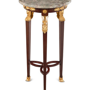 An Empire Style Gilt Bronze Mounted