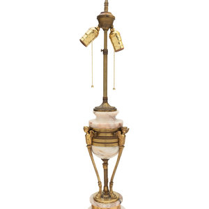 An Empire Style Gilt Bronze and