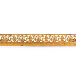An Empire Style Gilt Bronze