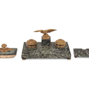 An Empire Style Gilt Bronze and
