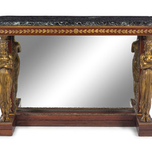 An Empire Style Gilt Bronze Mounted