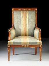 AN EMPIRE STYLE GILT BRONZE MO