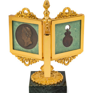 An Empire Style Gilt Bronze
