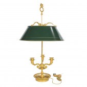AN EMPIRE STYLE GILT BRONZE TH