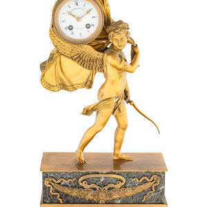 An Empire Style Gilt Bronze and