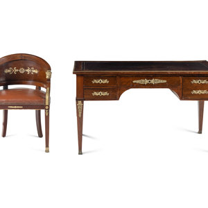 An Empire Style Gilt Metal