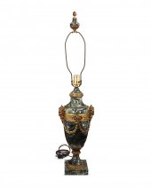 AN EMPIRE-STYLE GREEN MARBLE A
