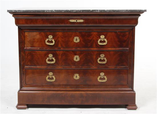 An Empire Style Mahogany Chest of