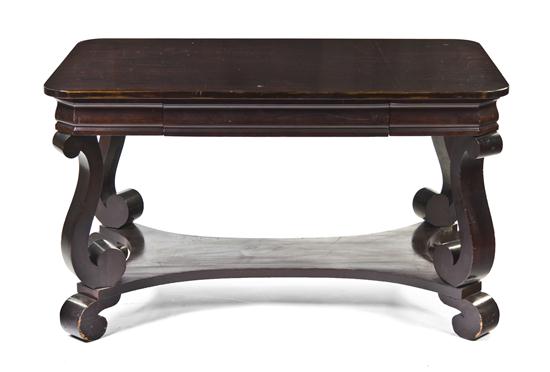An Empire Style Mahogany Desk