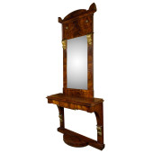 AN EMPIRE STYLE PARCEL GILT MA