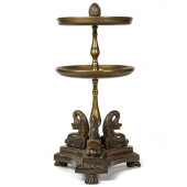 AN EMPIRE STYLE PATINATED BRON