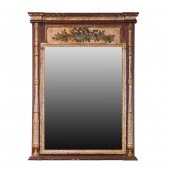 AN EMPIRE STYLE SILVERED AND G
