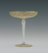 An Enamel Decorated Glass Comp