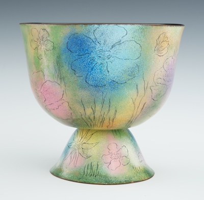 An Enamel on Copper Bowl by Cecilia