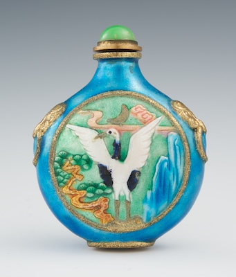 An Enameled Snuff Bottle Chinese