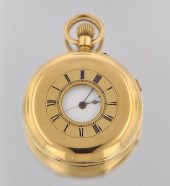 An English 18k Demi-Hunter Cas