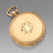 An English 18k Gold Hunters Ca