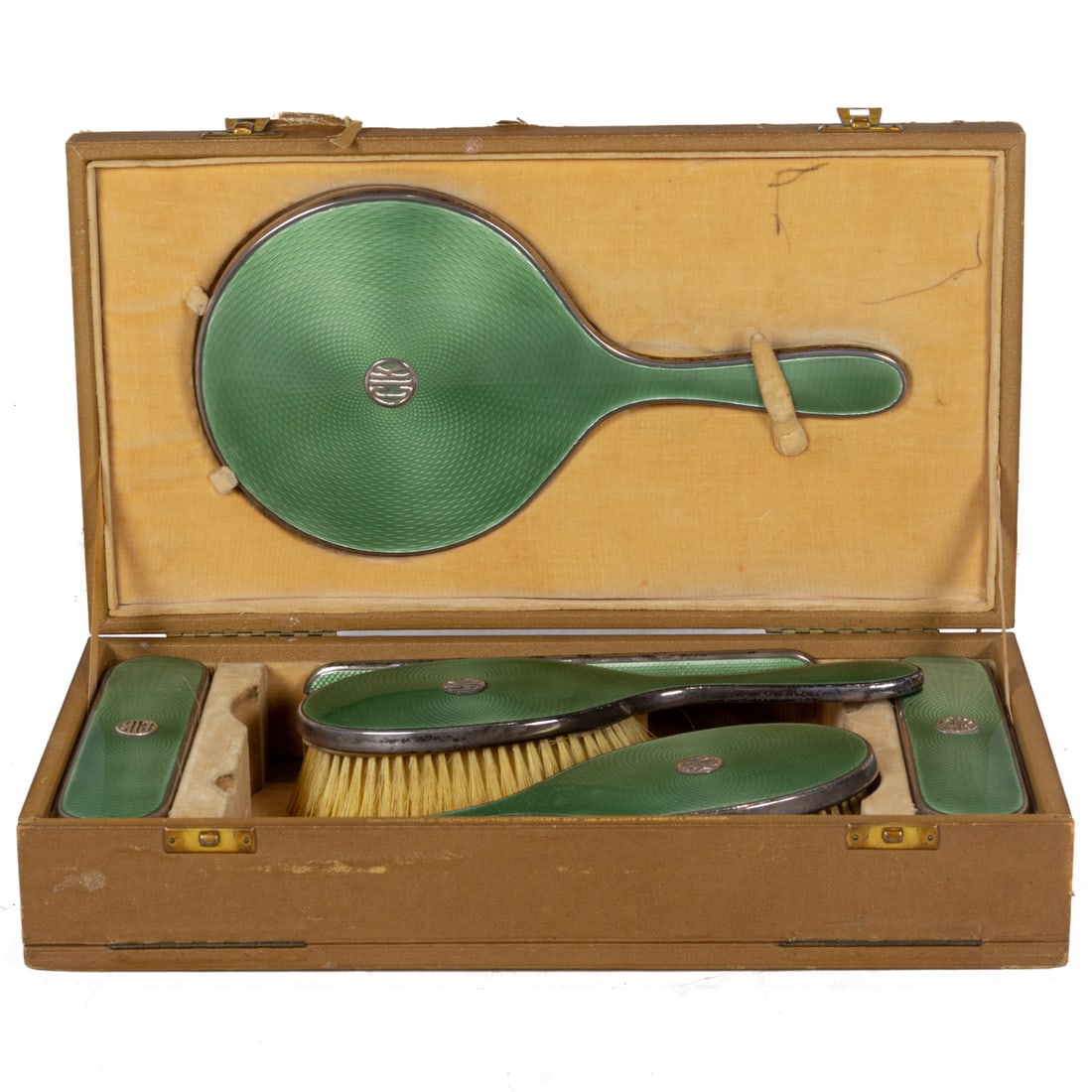 AN ENGLISH ART DECO CASED