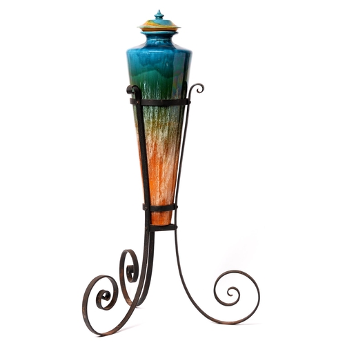 An English Art Pottery vase and