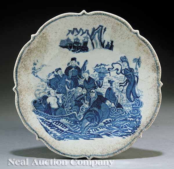 An English Blue and White