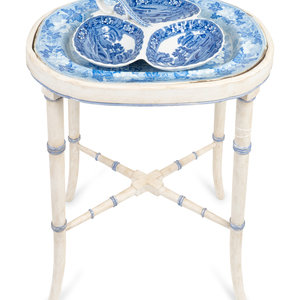 An English Blue and White