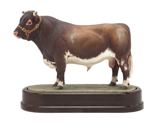 An English Bone China Model of a