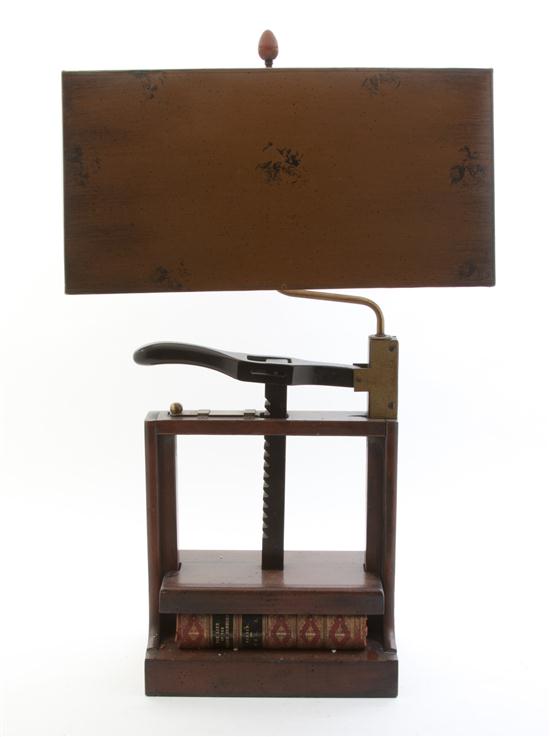* An English Book Press set with