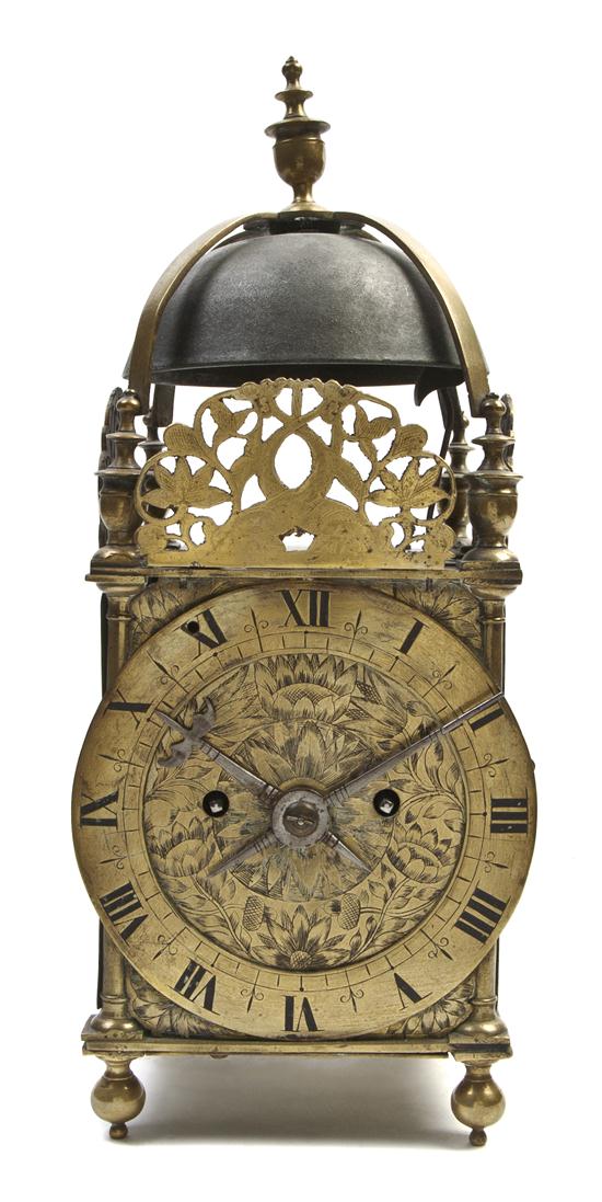 An English Brass and Iron Lantern