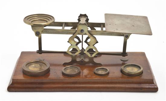 An English Brass and Mahogany