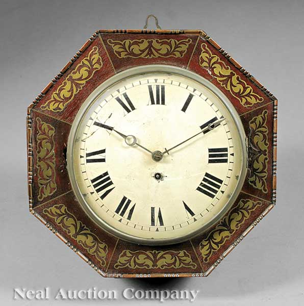 An English Brass Inlaid Mahogany