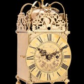 An English Brass Lantern Clock