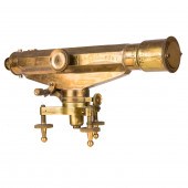 AN ENGLISH BRASS SURVEYING INS