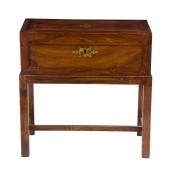 AN ENGLISH CAMPAIGN CHEST ON S