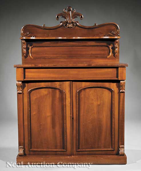 An English Carved Mahogany Server
