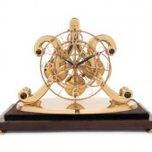 An English Cased Brass Skeleto