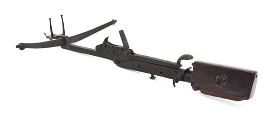 * An English Cast Iron Crossbow