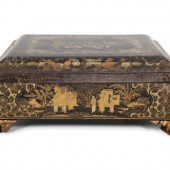 An English Chinoiserie Black a