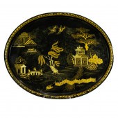 AN ENGLISH CHINOISERIE DECORAT